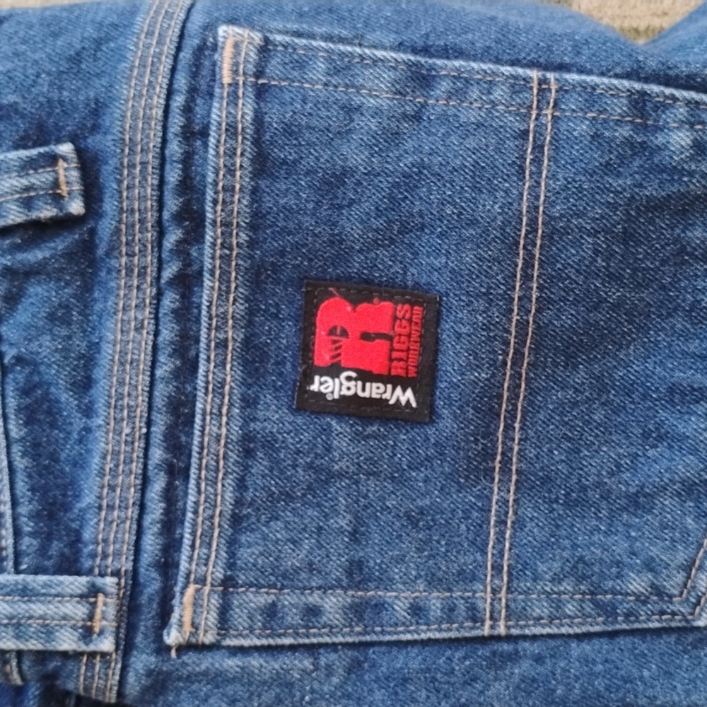 👖Wrangler Riggs WorkWear FLEECE LINED JEANS 👖 Men's Size 38 X 30 - Picture 2 of 13